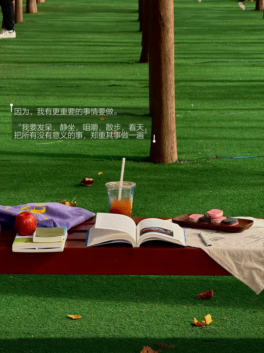 渐渐找回长时间不看手机的能力。