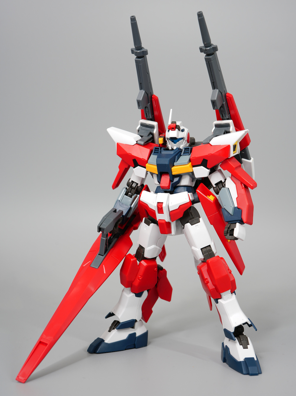 森野拓新混搭的双枪轨道型吉莱高达模型