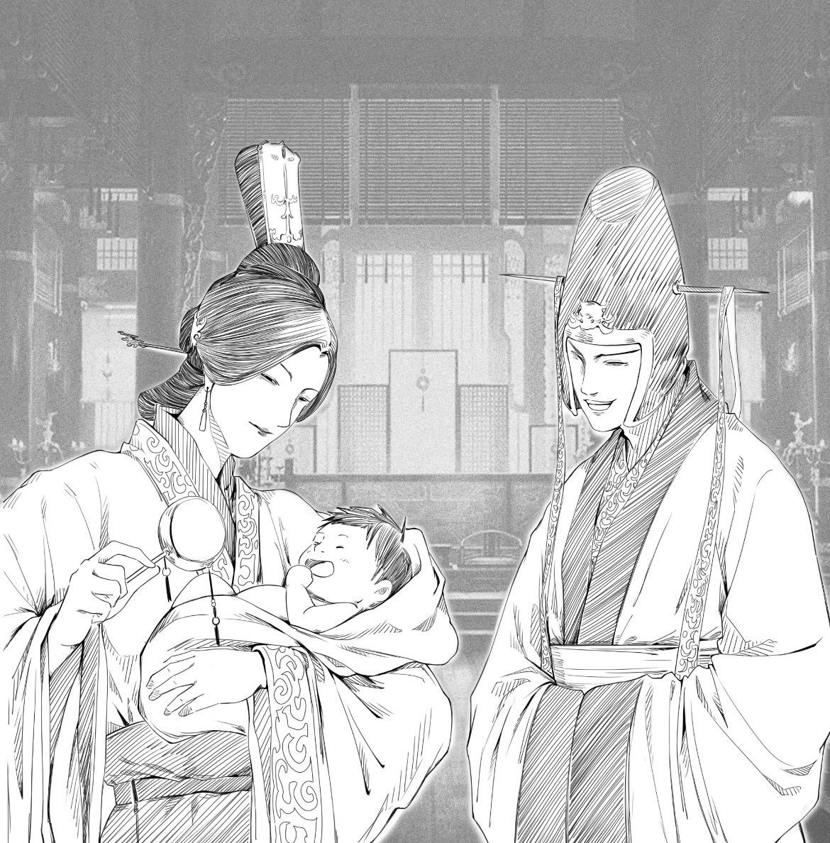 “娘亲，你以前也是这么抱我的..”