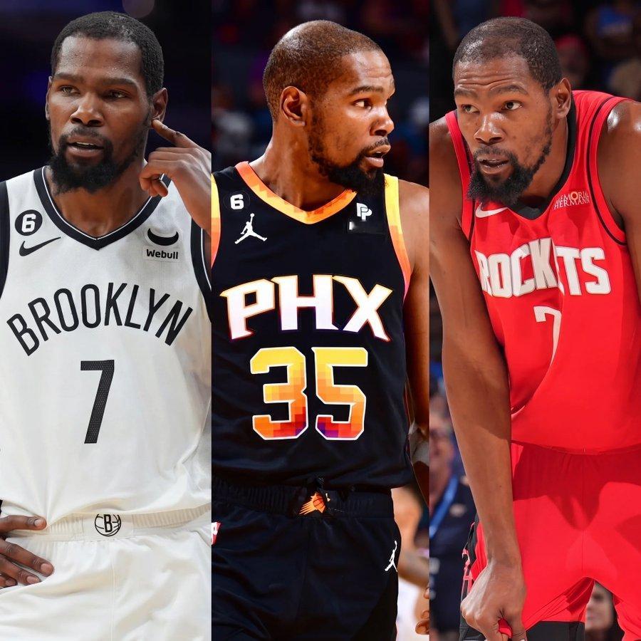 杜兰特 2022年：0-4不敌波士顿2024年：0-4不敌明尼苏达现在火箭0-3