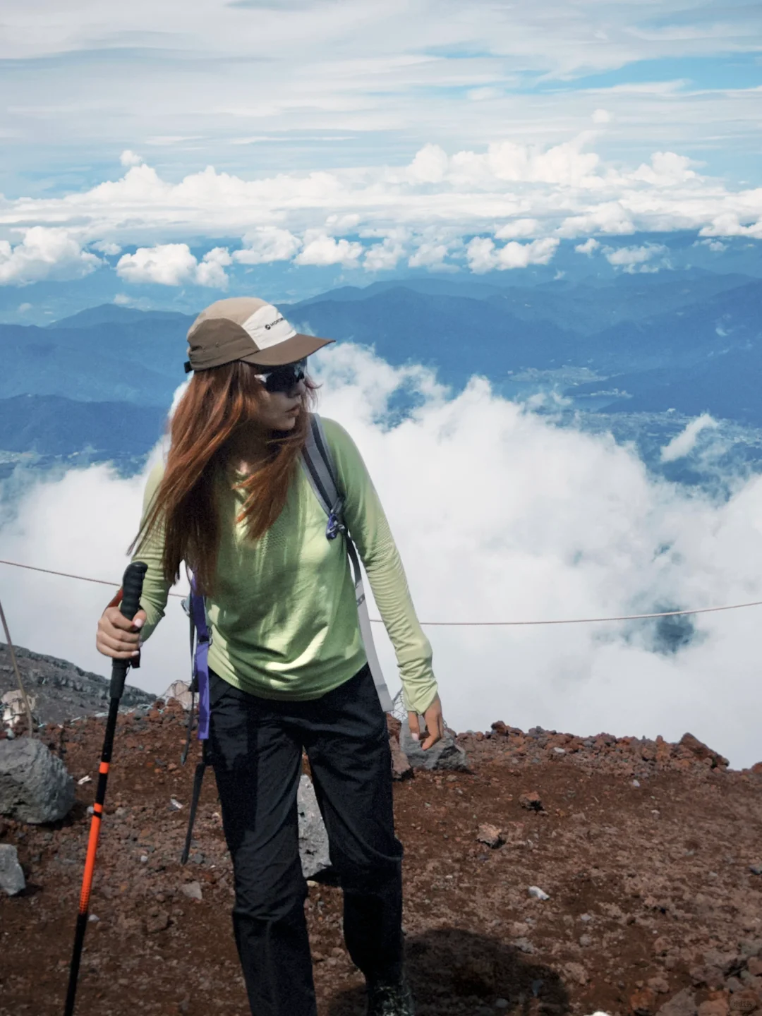 青春期少女的心愿完成！登顶富士山