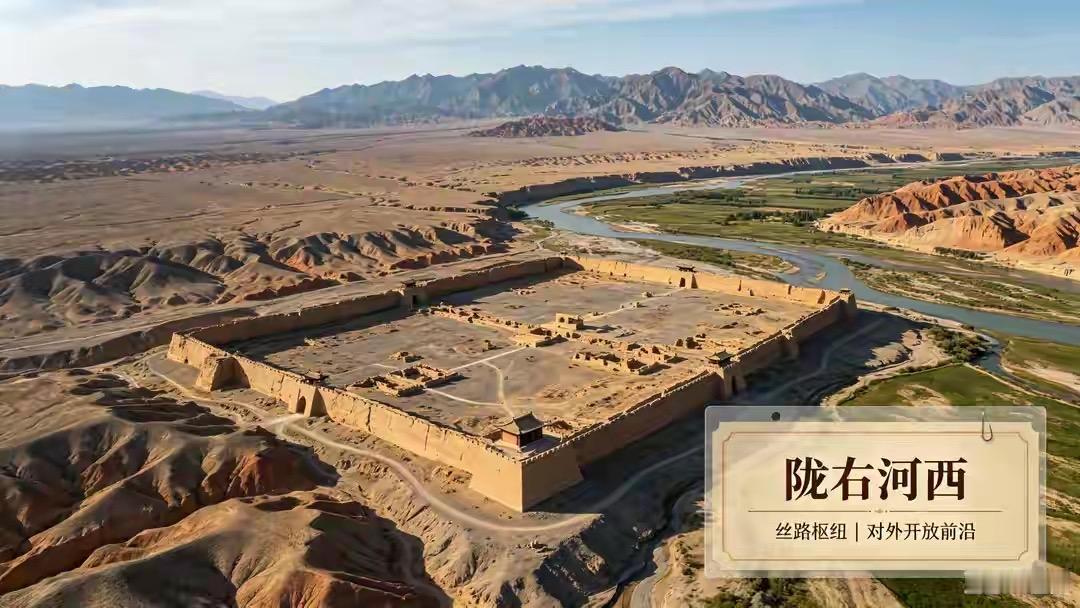 陇右河西曾是汉廷抵御匈奴的战略支柱，崤函古道连通两京、锁钥关中，雁门关是中原防游