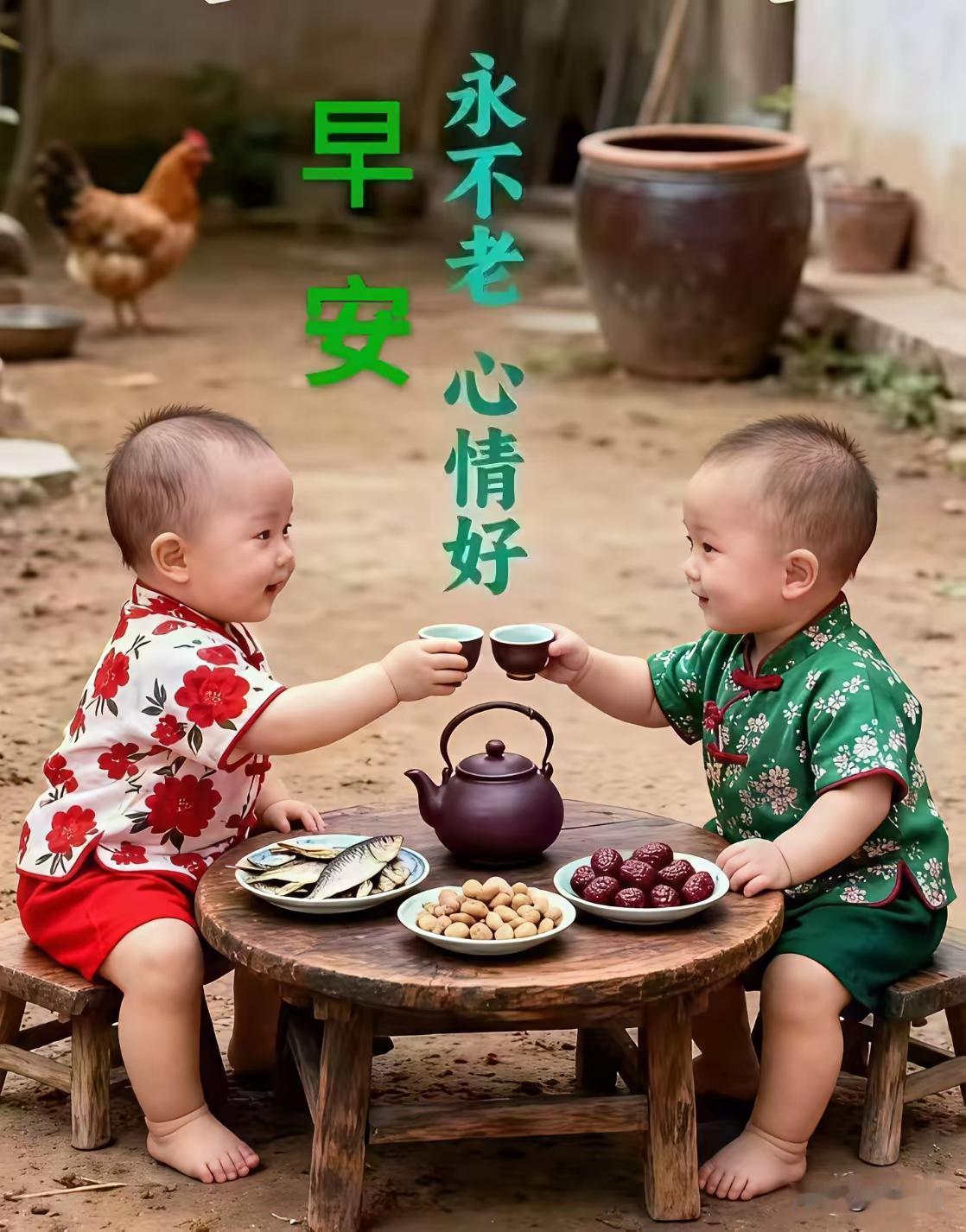 老了还有好朋友
人生旅途没白走
相互问候很简单
不是人人都能有
珍惜人生这份缘