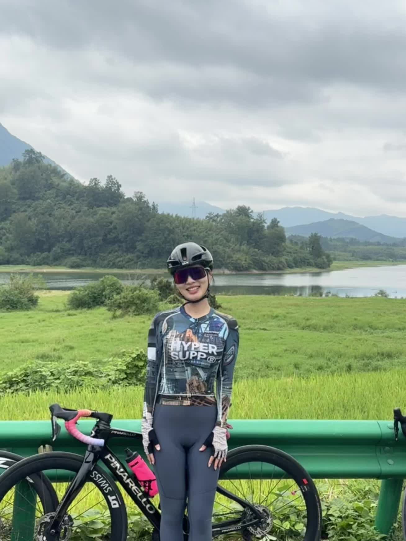环黄山93km骑完了啦～尾钩歪了，大飞轮变不上去，900多爬升小盘中飞...