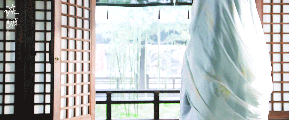 白鹿 《莫离》叶璃 / 动图▷EP20-13 绿衣-美丽背影【空境】🍃🍃🍃
