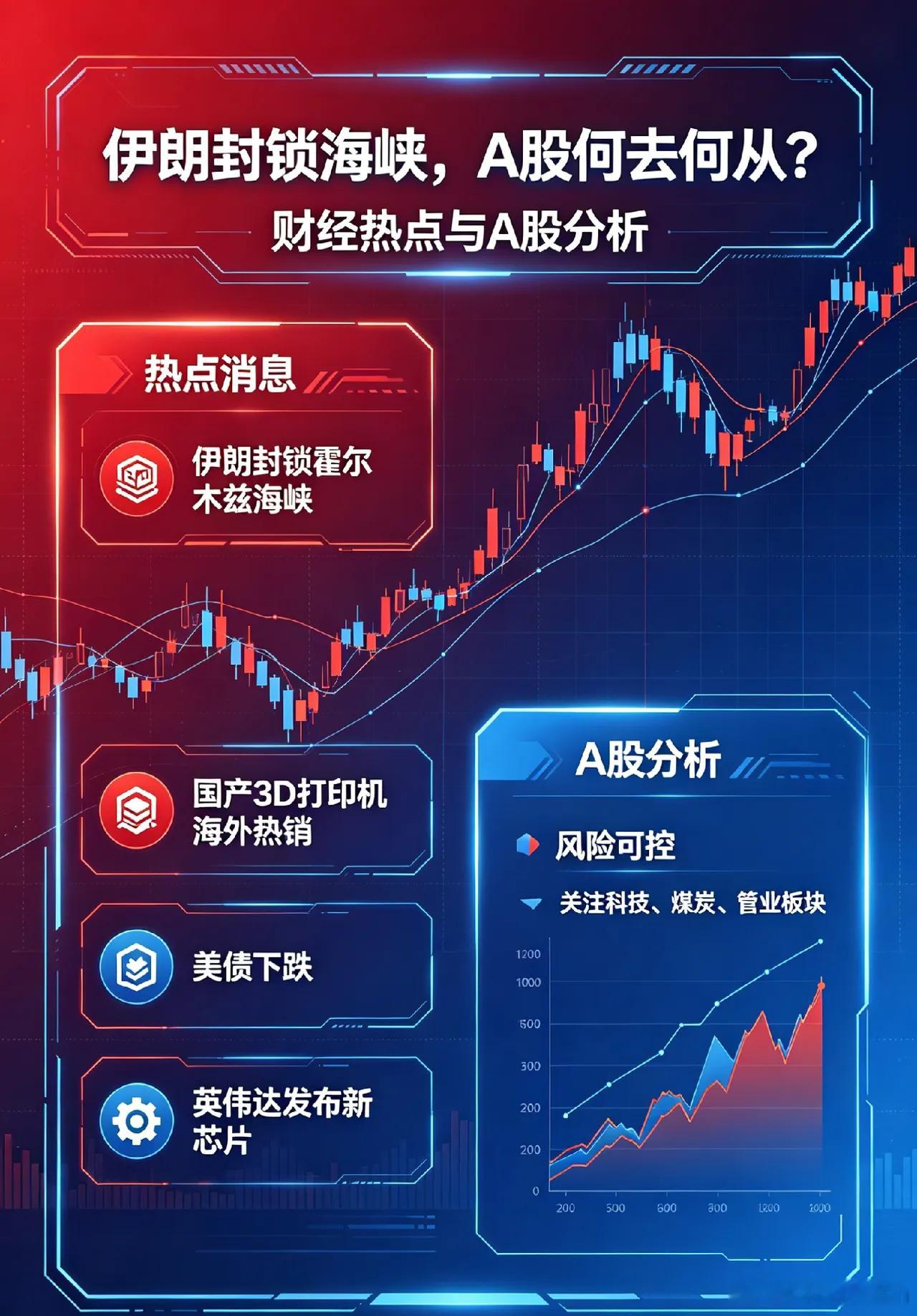 夜深了,伊朗决定彻底封锁海峡,明天A股冰点已成！一、热点消息①伊朗说黎巴嫩在内的