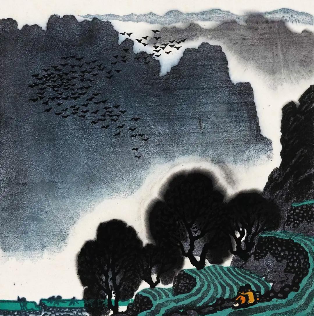 1980年

董健生，河北籍国家一级美术师，中国水印木刻的代表人物之一。
他的创