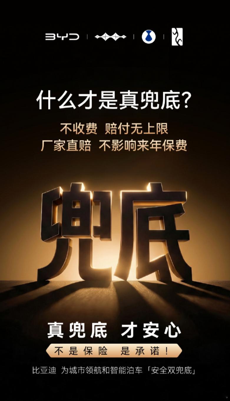 什么是真兜底？明年如果L3甚至未来的L4车上市的话，一定是要真兜底，就算是智驾险