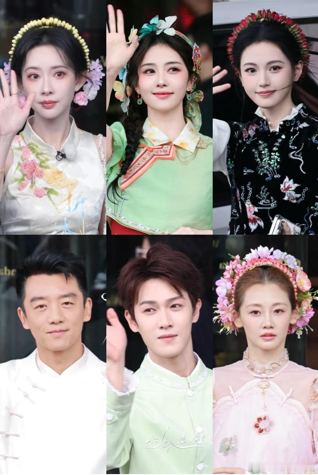 奔跑吧泉州录制簪花路透白鹿 孟子义 李昀锐 沈羽洁 郑恺 苗苗 