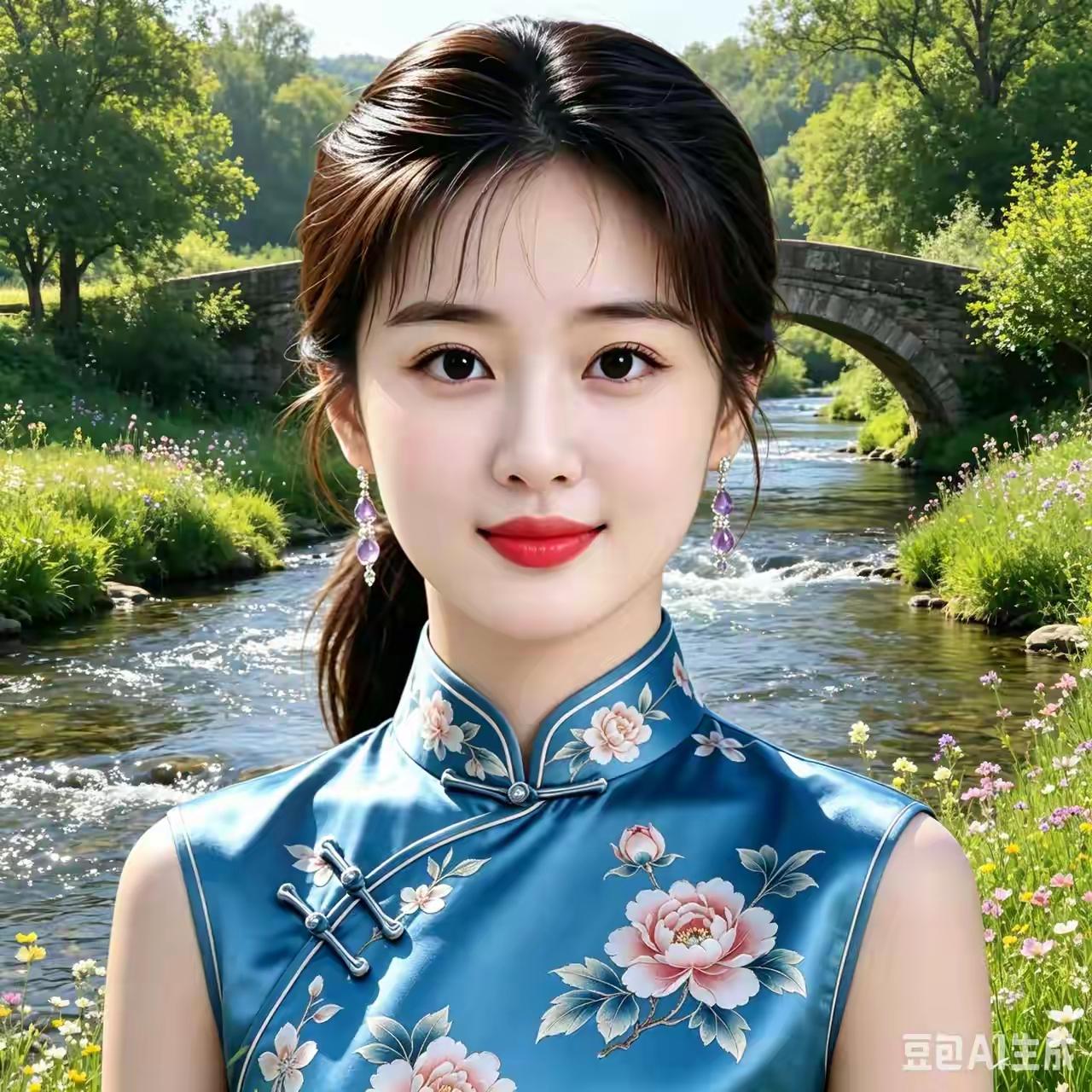 在古桥下，遇见最美的你