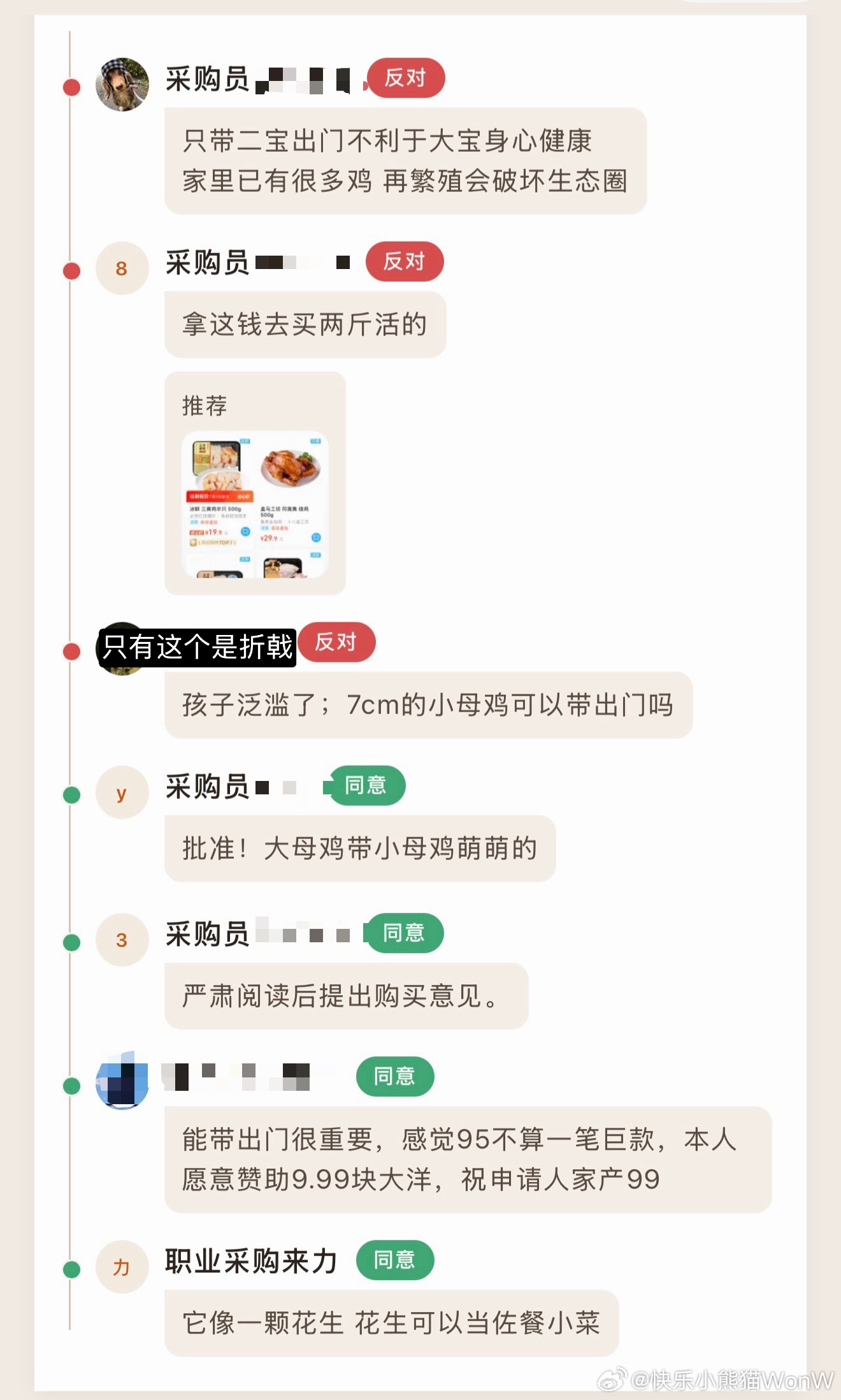 已经严肃购买 ​​​
