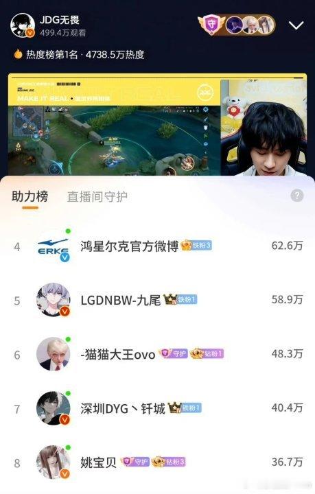 九尾钎城给无畏送礼物九尾钎城给无畏直播送礼物无畏排面有！！ ​​​