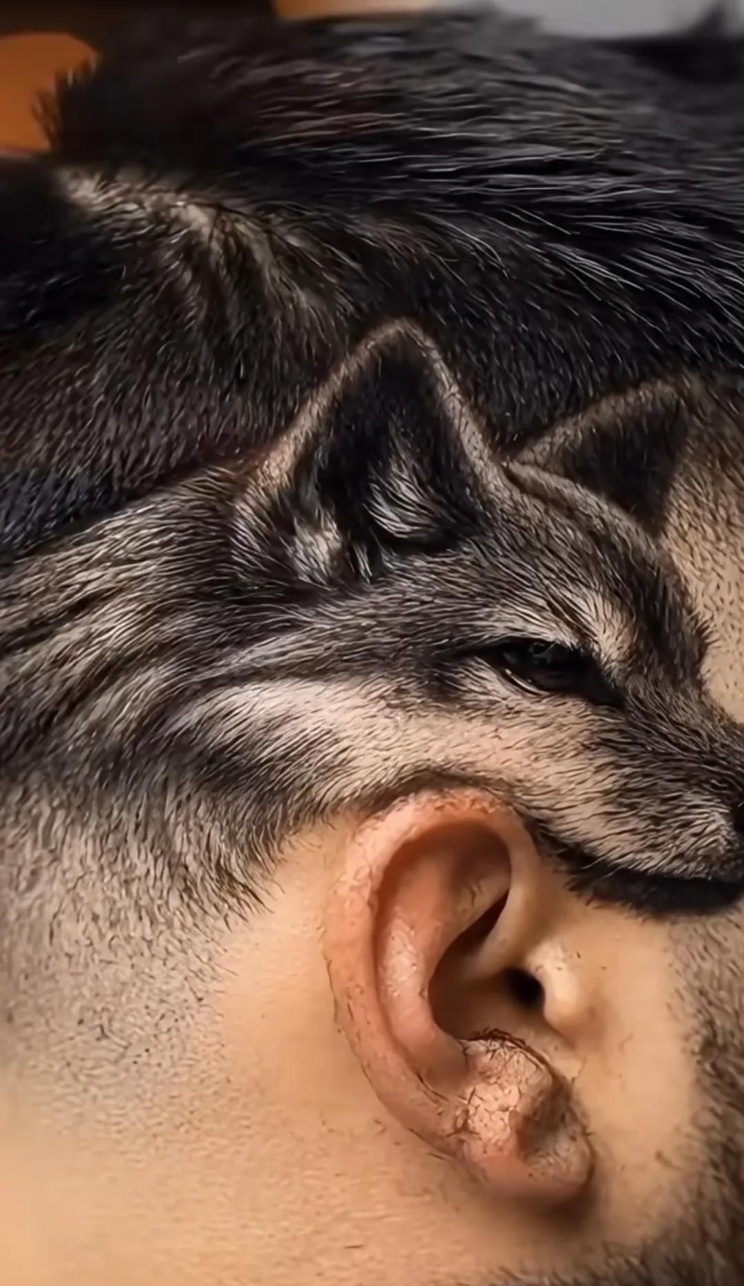 过年回家理这个发型怎么样？是不是很霸气？