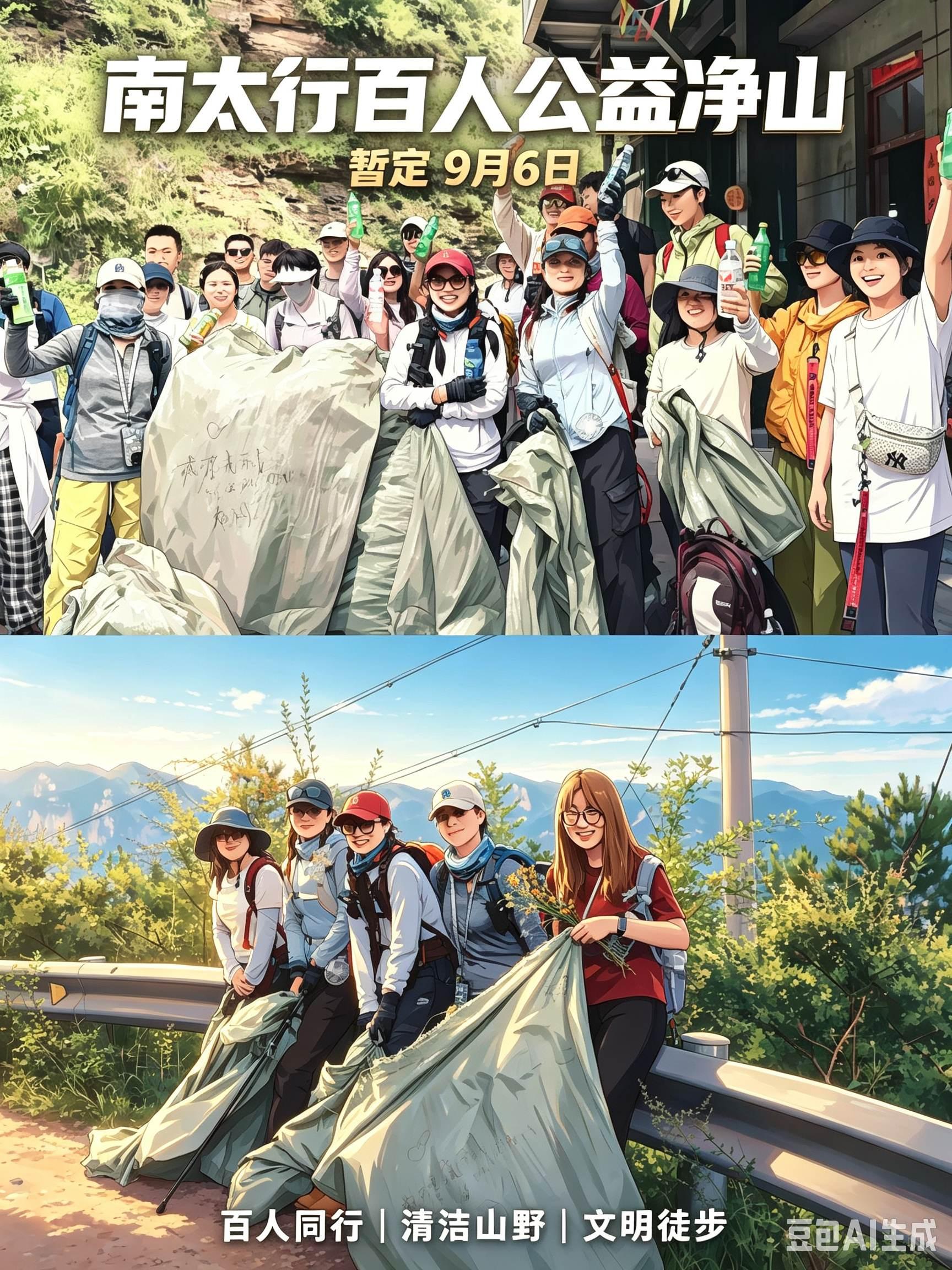 第六期，南太行净山，暂定9.6日，百人集结中