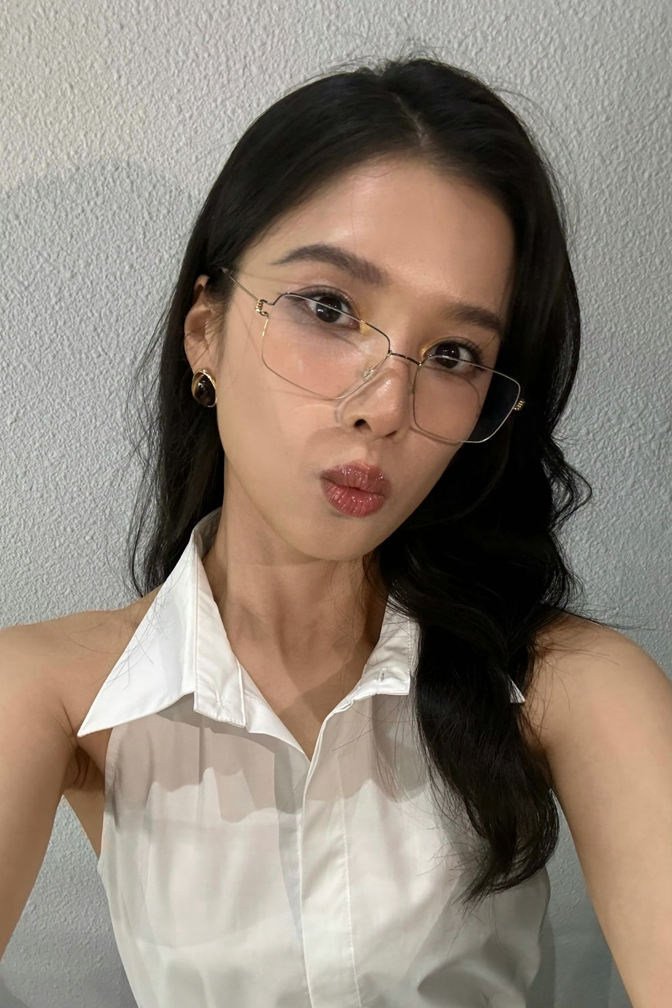 张婧仪 x 自拍照真的好撩人张婧仪 狐狸眼线