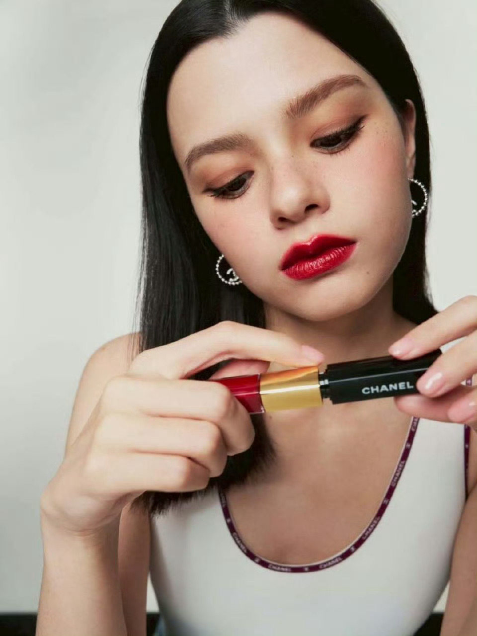 Becky Rebecca Chanel Beauty “Le Rouge Du