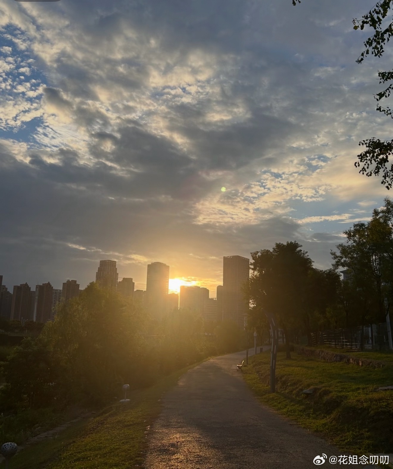 跑步是最好的解压方式，今日运动量达标 ​​​
