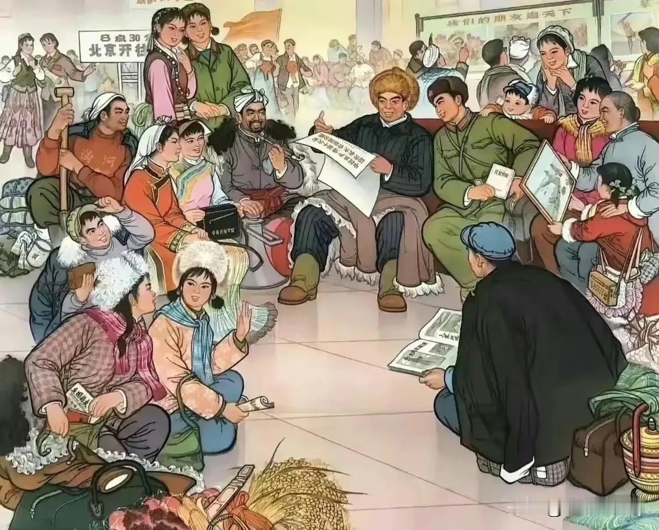 非常精彩的一张连环画，画工细腻，发现当年的人们和现在欧洲一样啊，文化程度很高，你