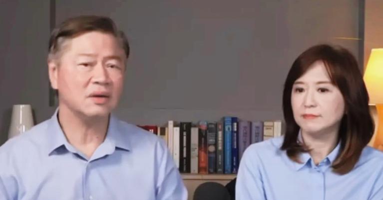 “以后不会再上中天节目了，因为有人会不开心。”赖岳谦被中天封杀后，妻子周玉琴成了