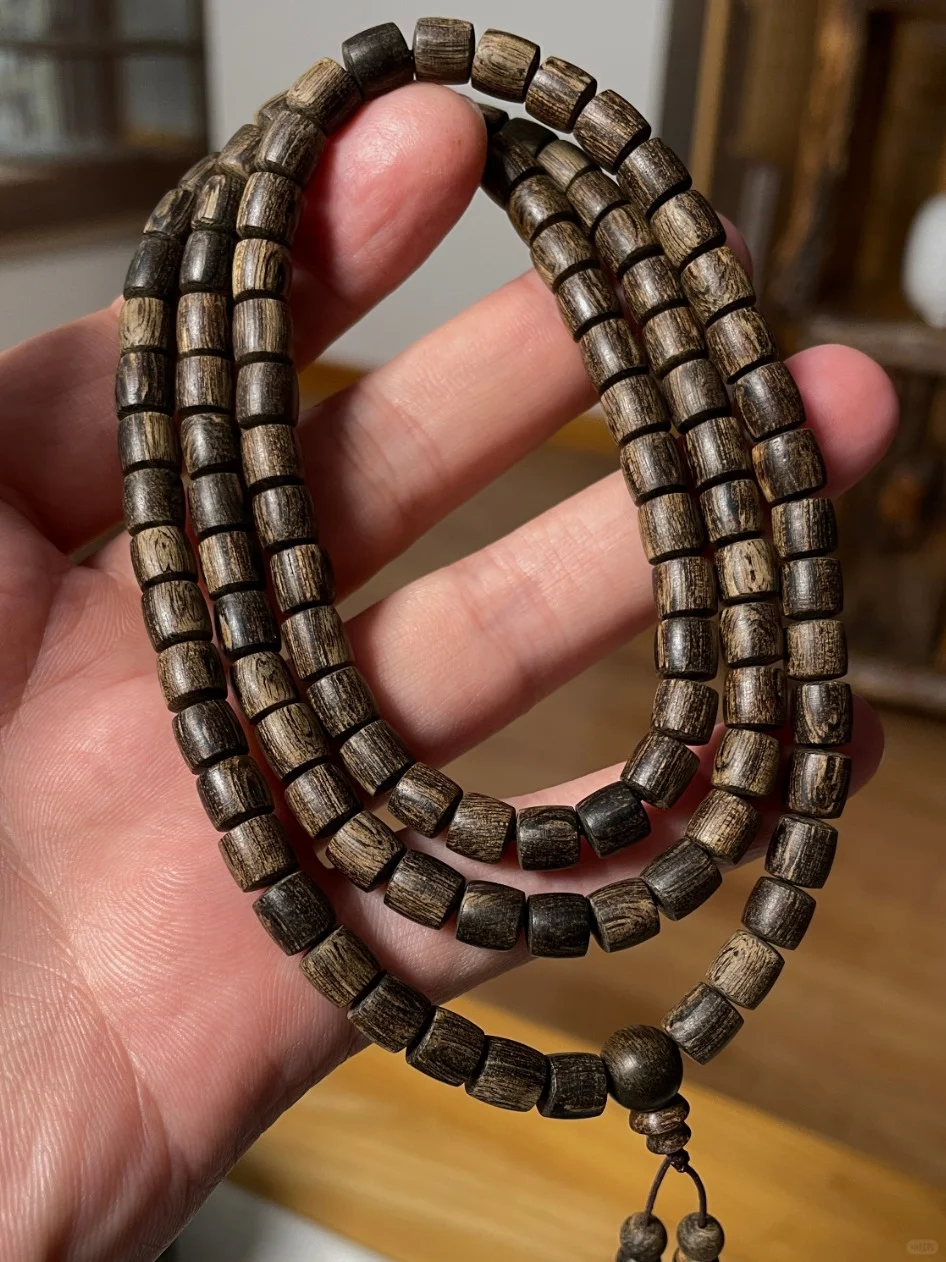 青灯古佛🔺好看又高级 沉香佛珠手串 两用