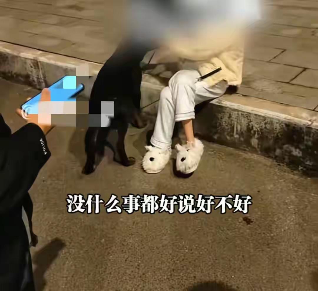 11月5日，江苏街头，一只未拴绳的杜宾逼近幼童，孩子当场吓哭，家长理论反被犬主怼