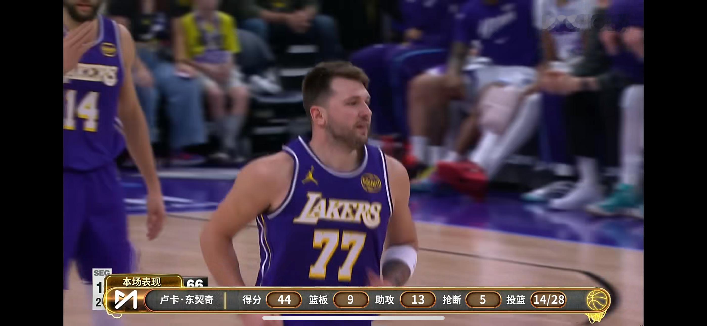 Luuuuka！！！湖人vs爵士