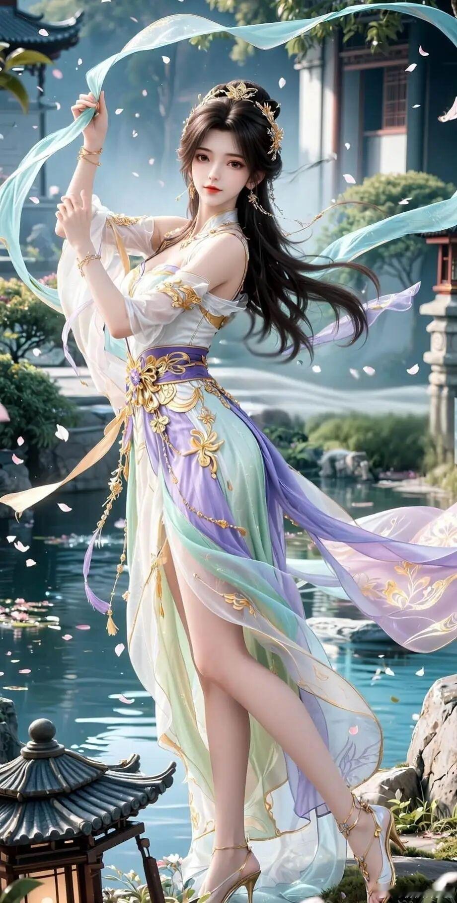首饰衣纹精工雕琢，每一处细节，都藏着传统匠人审美次元新星计划国漫动漫