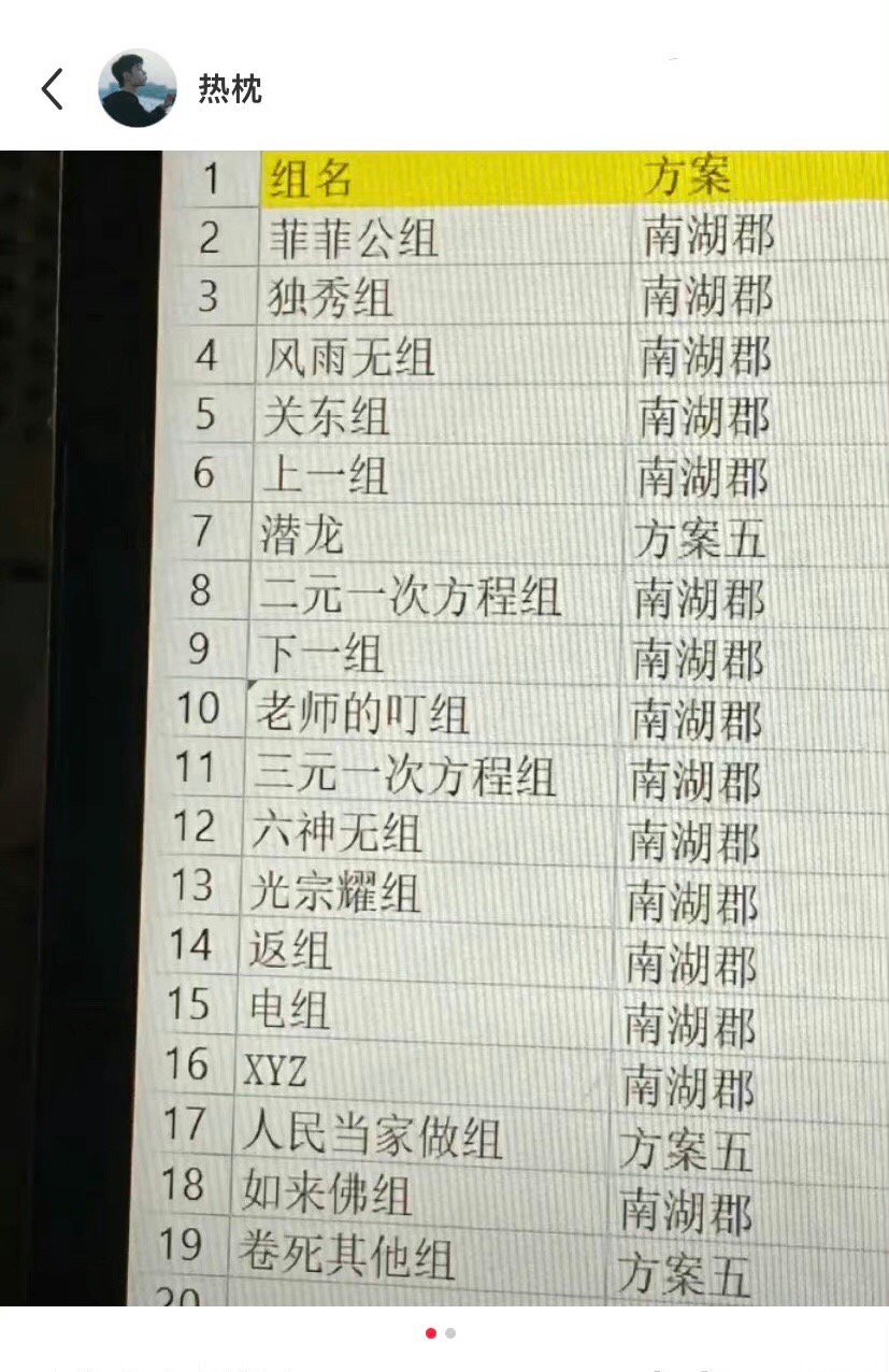 团体的命名取决于大学生 ​​​