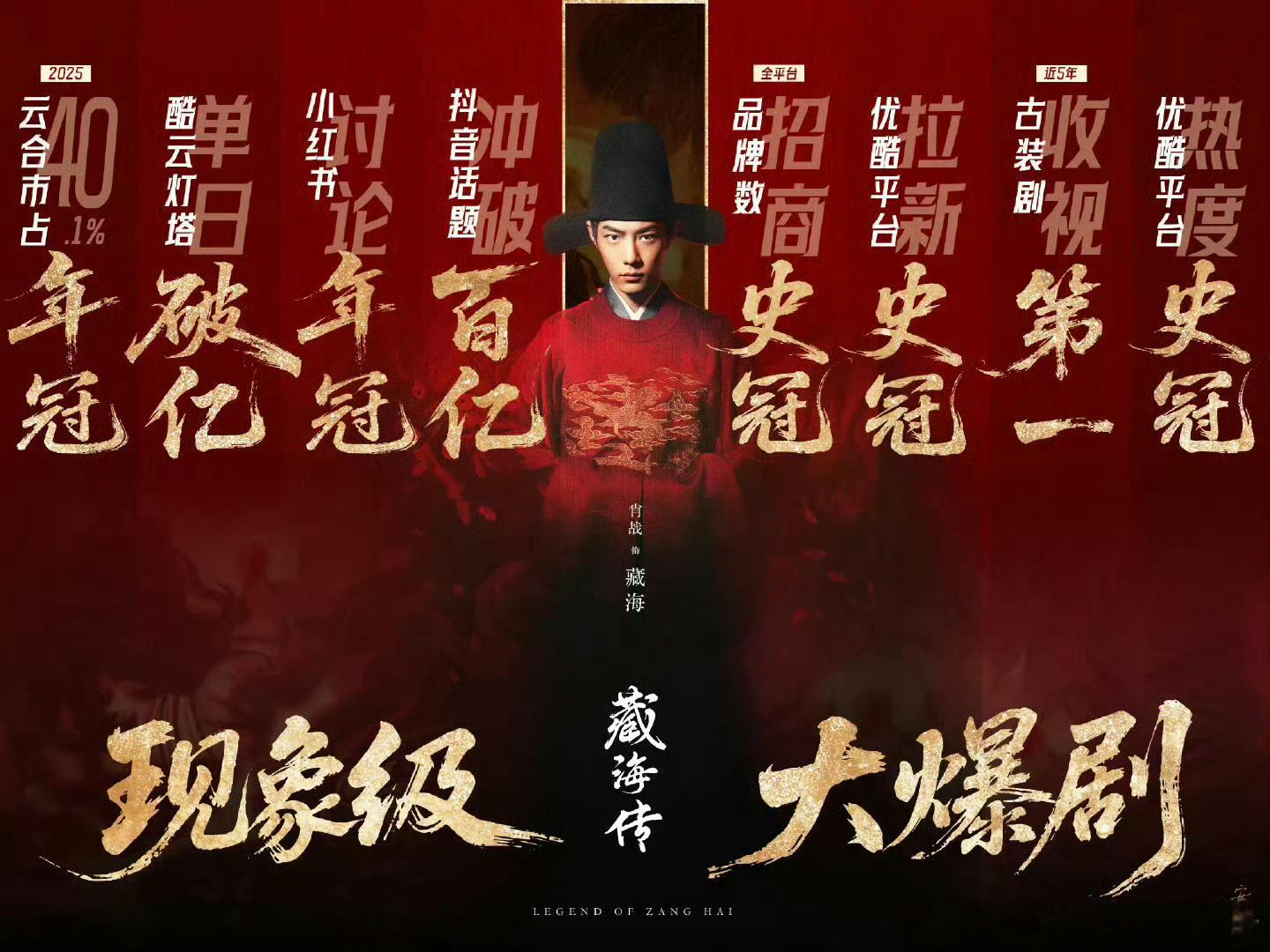 肖战《藏海传》入选2025广电视听精品合集，有效播剧🔥 