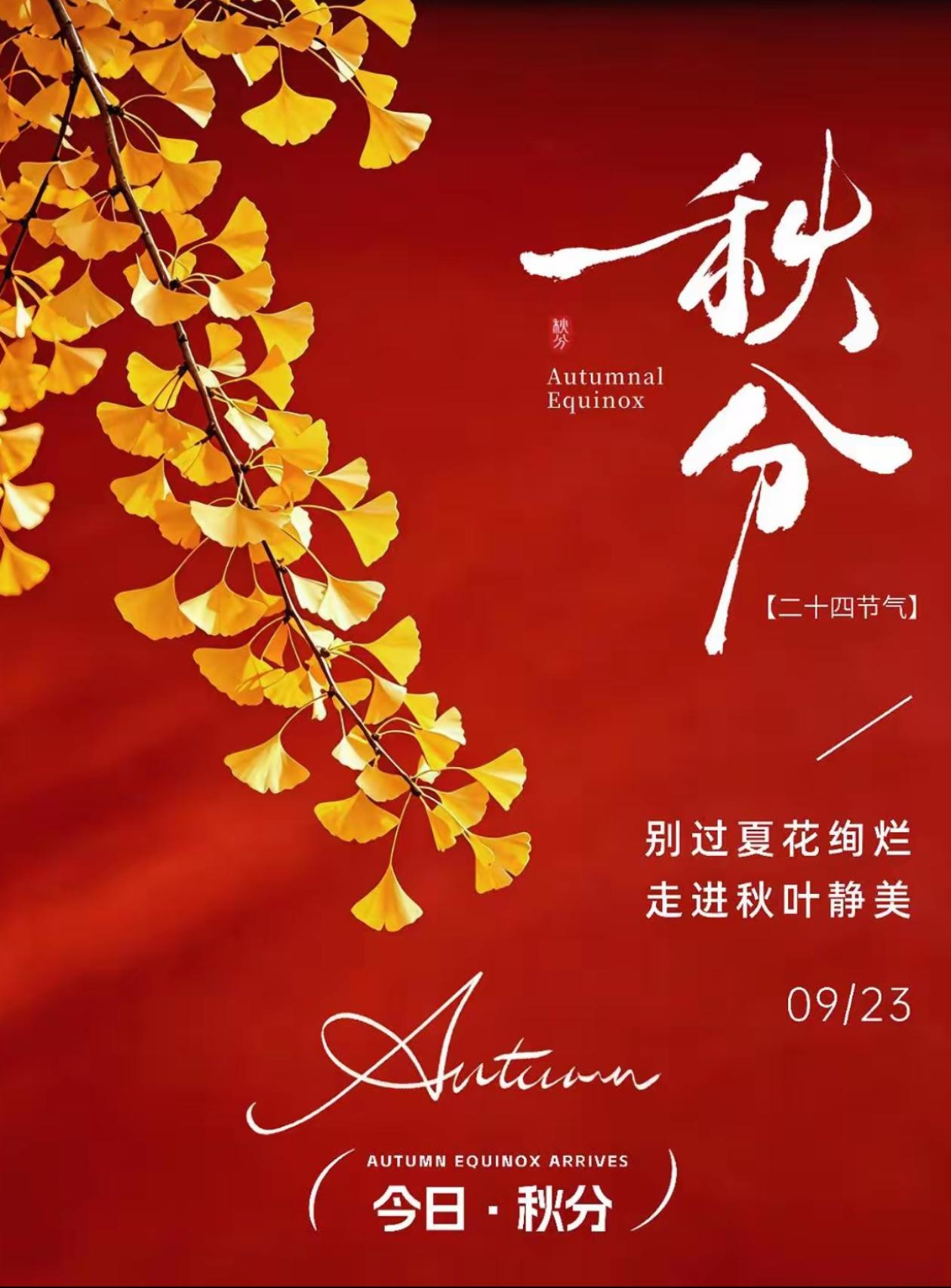 [福]2026./9月23日，秋分吉祥，清风伴明月，日光月色两相和[福]

🌿