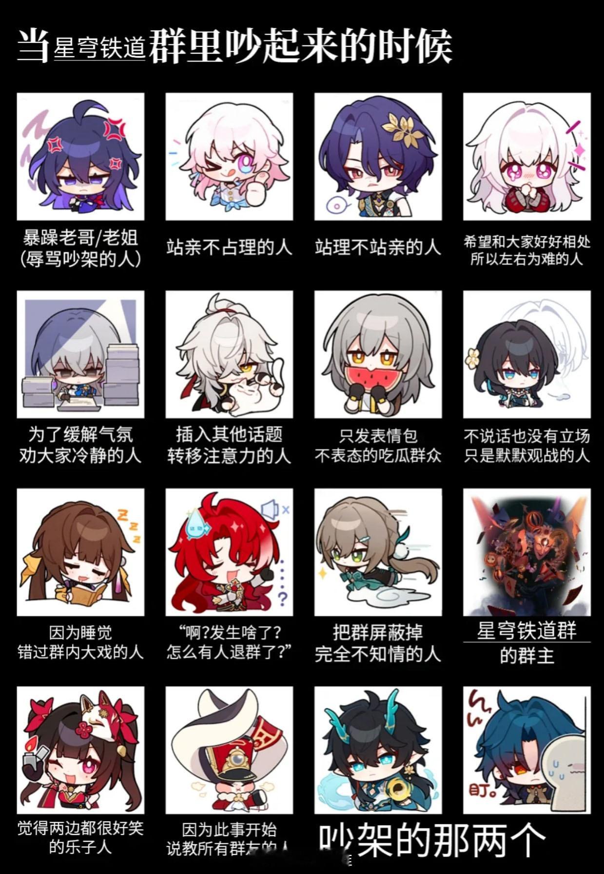 当崩铁群里吵起来的时候#崩坏星穹铁道# ​​​