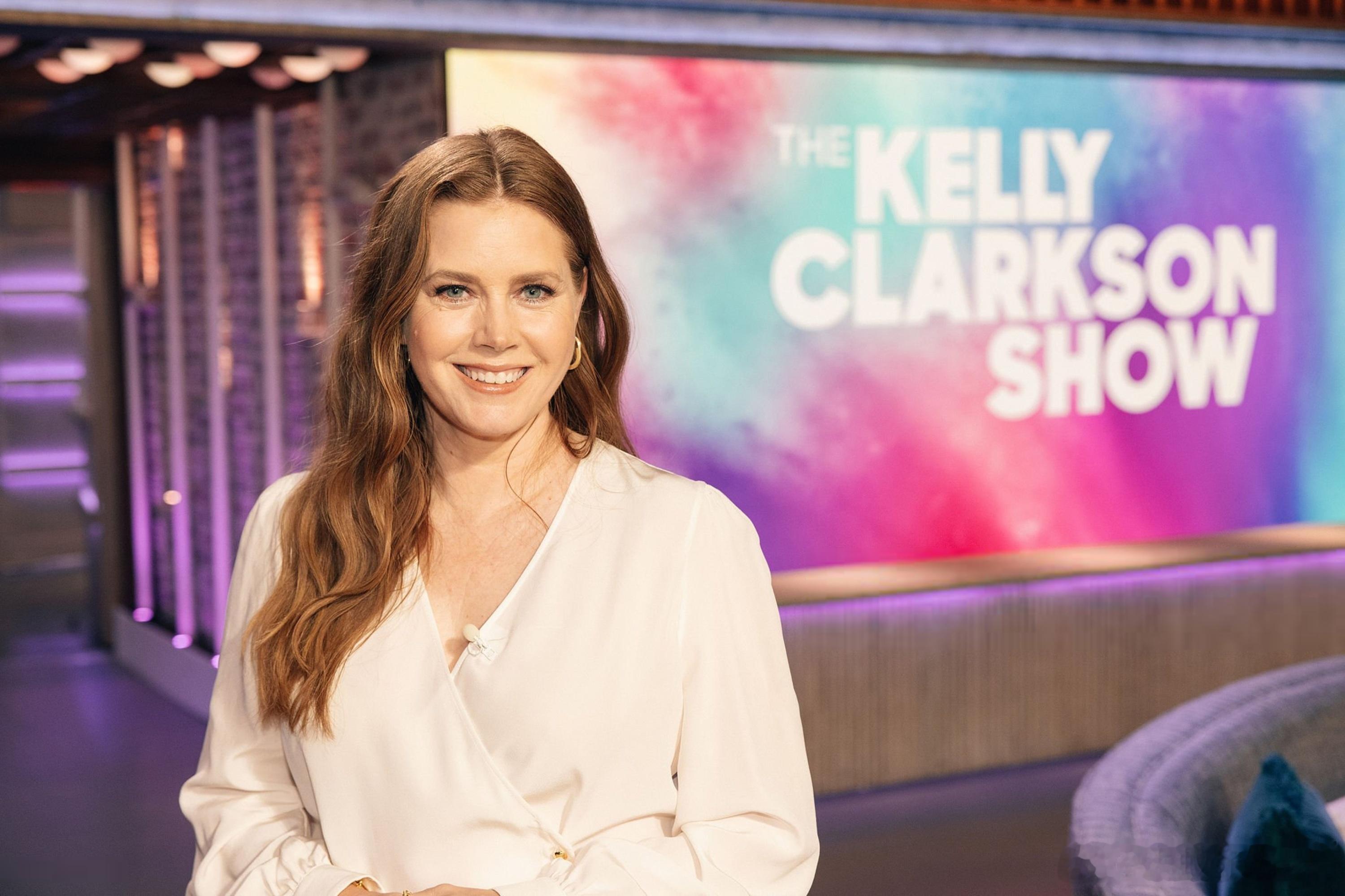 amy adams艾米亚当斯之前做客《The Kelly Clarkson Sh