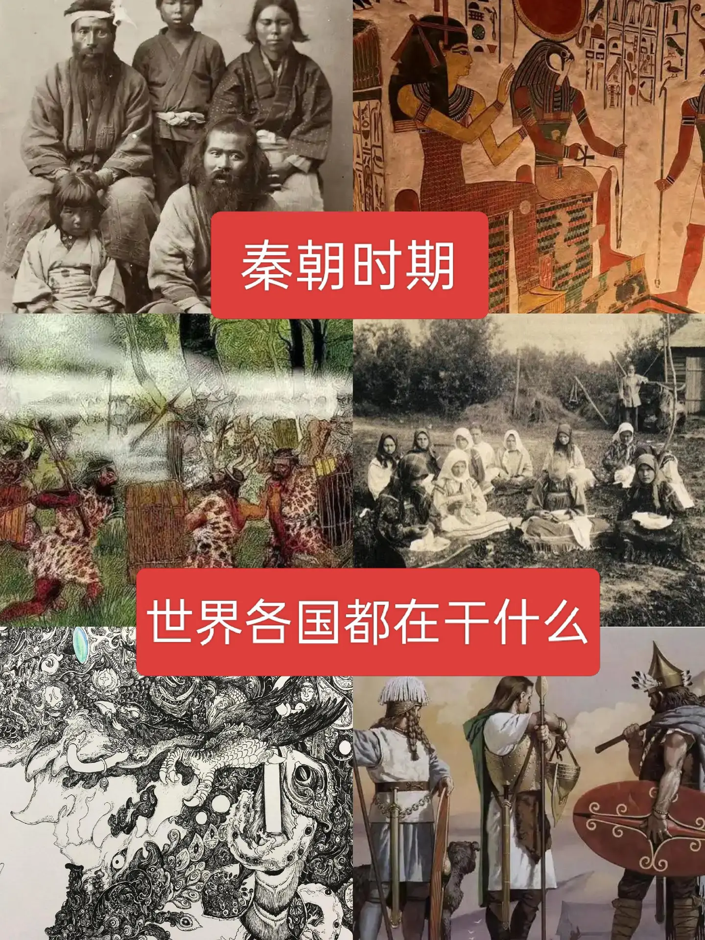 秦朝时期，世界各国都在干什么