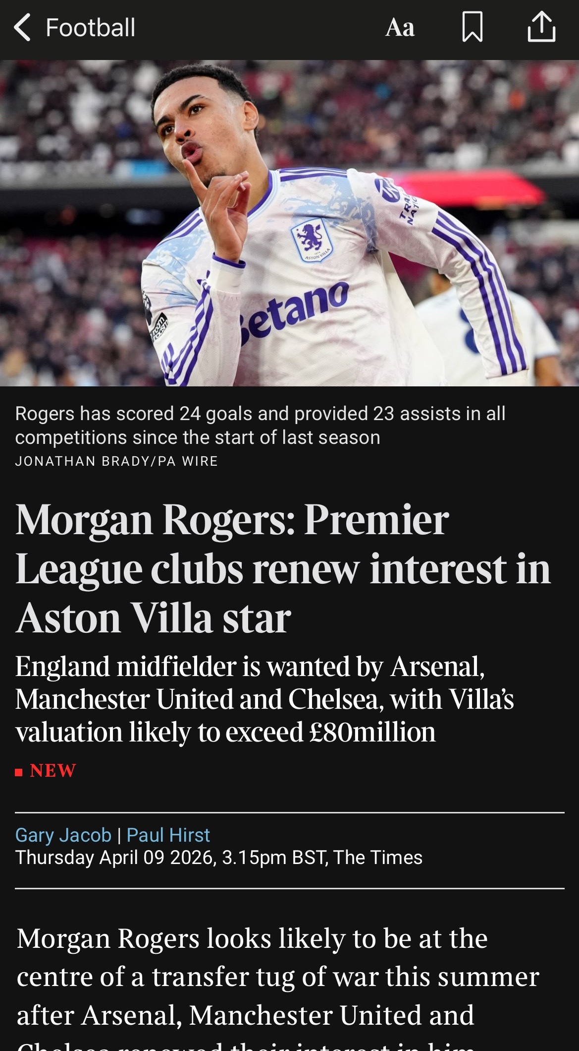 泰晤士报Gary Jacob和Paul Hist联合发文，多数内容还是此前的旧饭