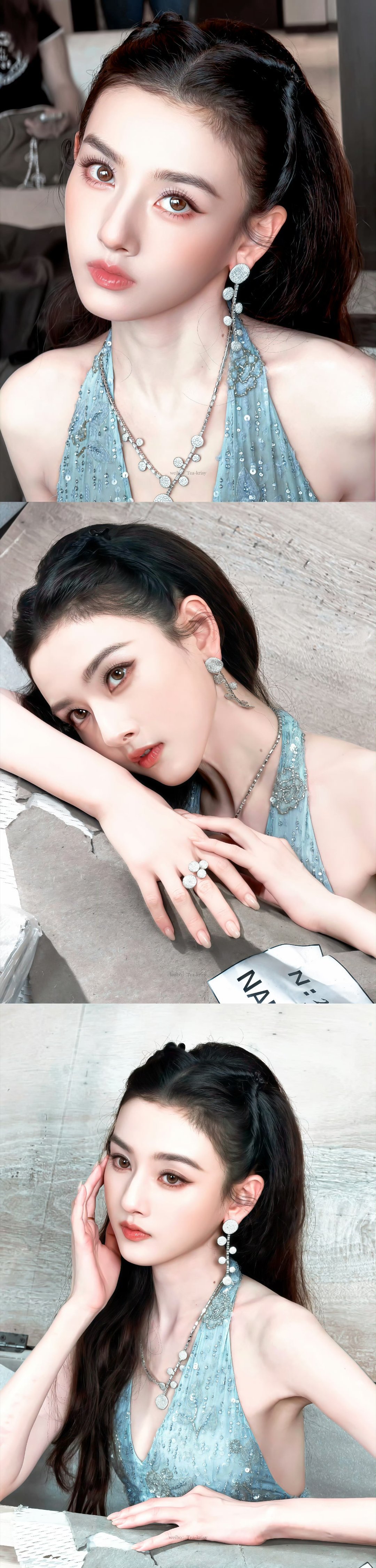 盯 