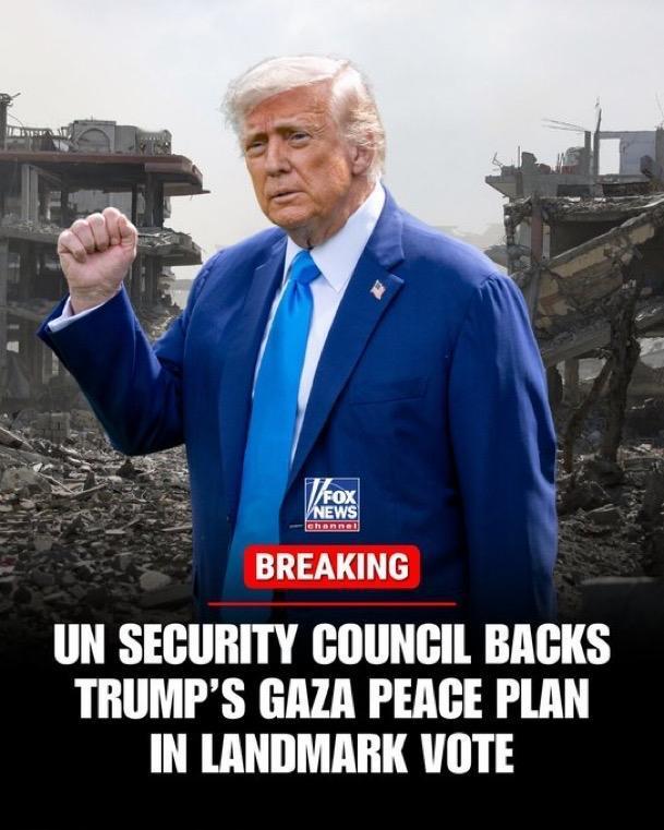 联合国安理会以13：0（中俄投弃权票）通过了一项由美国支持的决议，以特朗普总统的