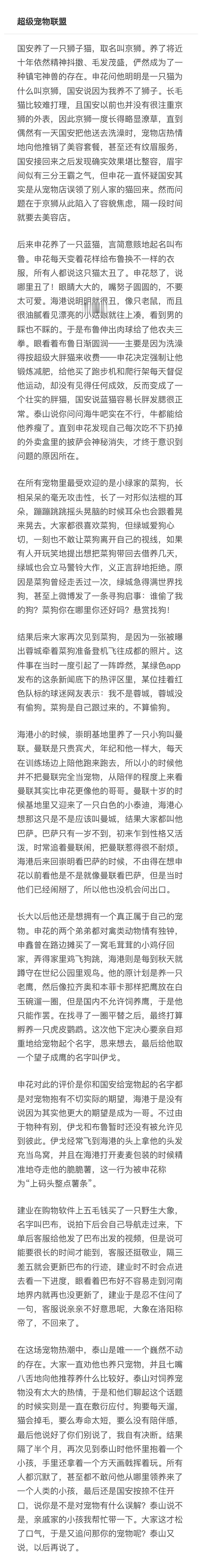 队拟 超级宠物联盟 