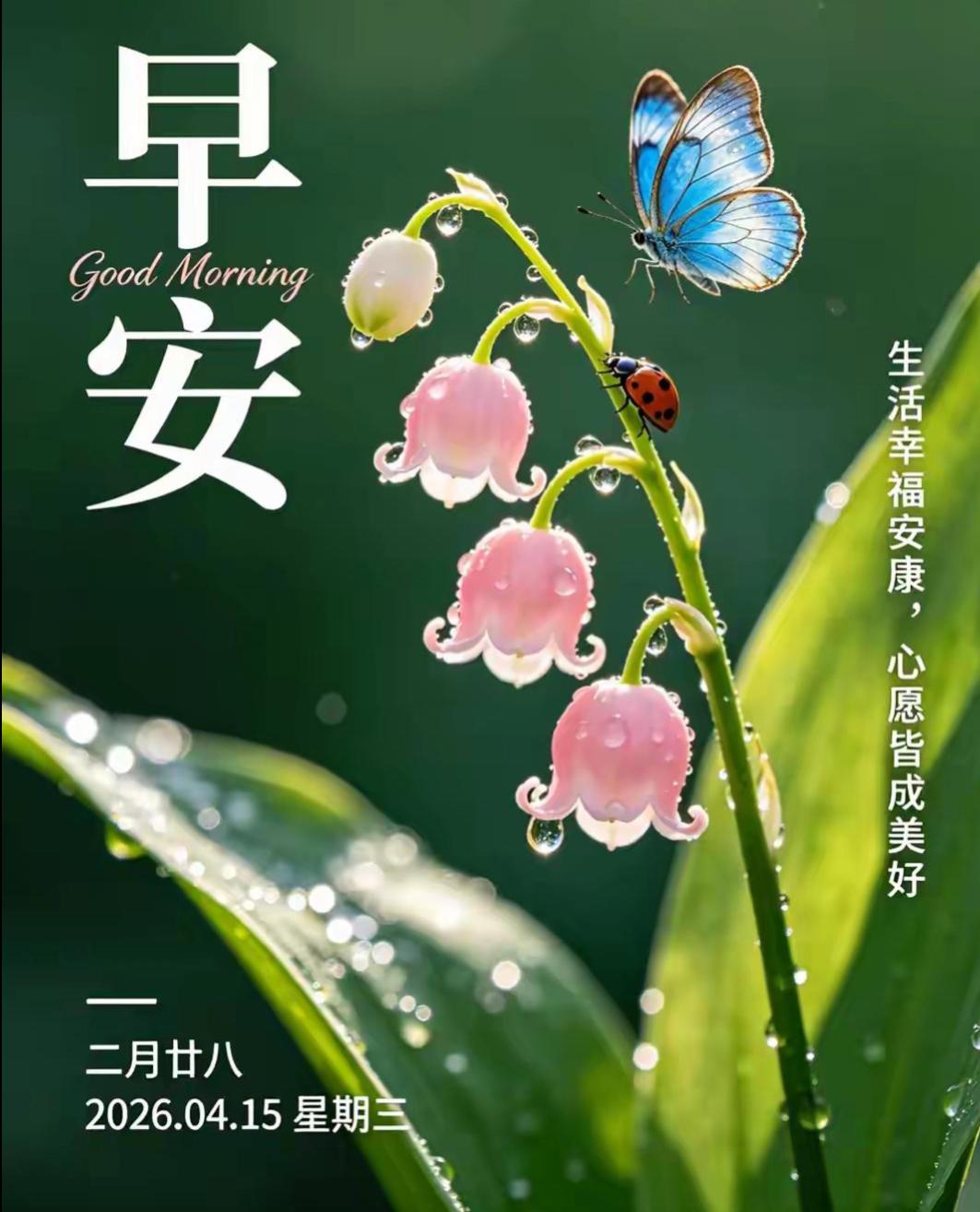 🌞今天是2026年4月15日，星期三。新的一天悄然而至，在这个平凡又珍贵的早晨