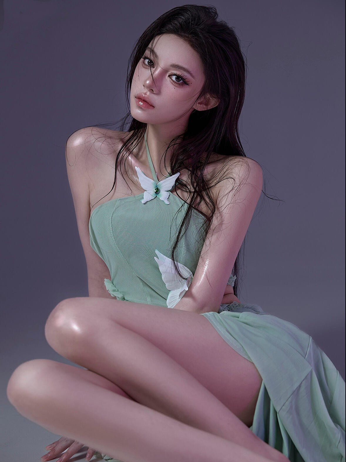 湿发🦋钓系女神写真杂志风钓系写真 ​​​
