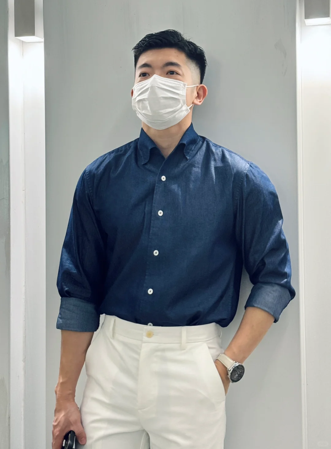 宝妈女同事猛烈要求‼️让我把这衬衫焊身上👔