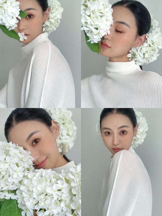 “淡雅 清新”花艺写真🍃0元在家拍肖像大片～
