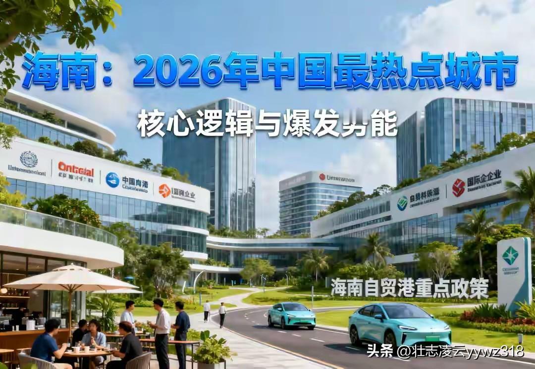 2026年海南要迎来大机遇
普通人抓对机遇有盼头
今天聊透海岛发展的实在机会
 