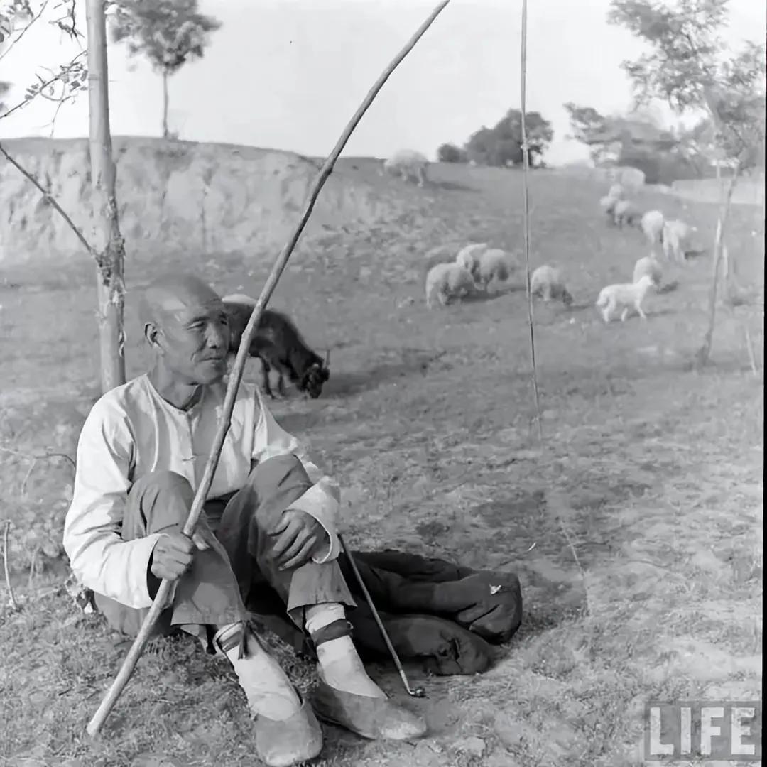 1947年，战火硝烟渐散，可“旧中国”仍在困境中挣扎。美国摄影师迈可·考夫曼镜头