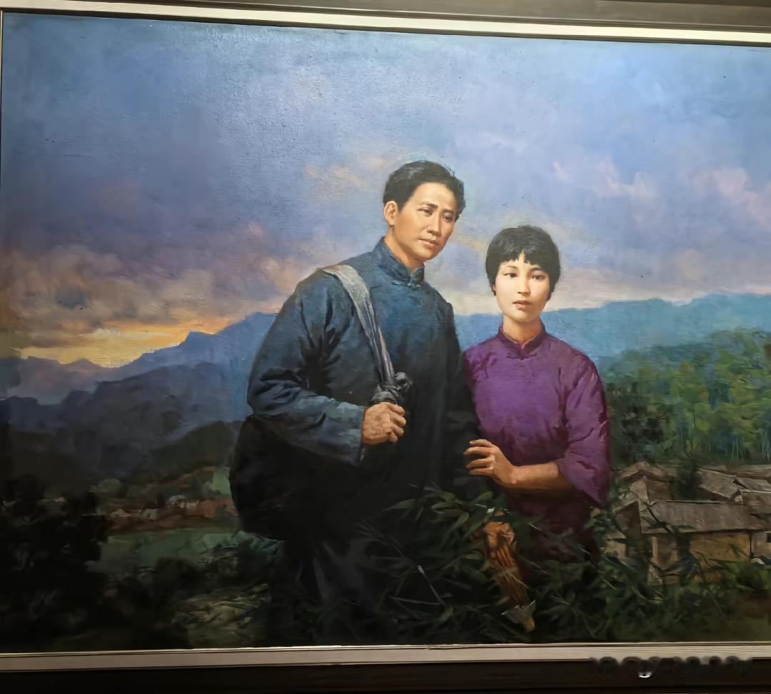 伟人毛主席牵手👫杨开慧结成伴侣！是中国近代史上大革命英勇奋斗先驱者！完美诠释了