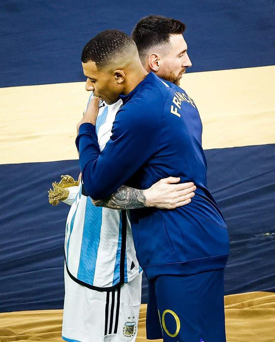 梅西只需再进3个世界杯进球，就能成为世界杯历史最佳射手。 🇦🇷姆巴佩本人也需