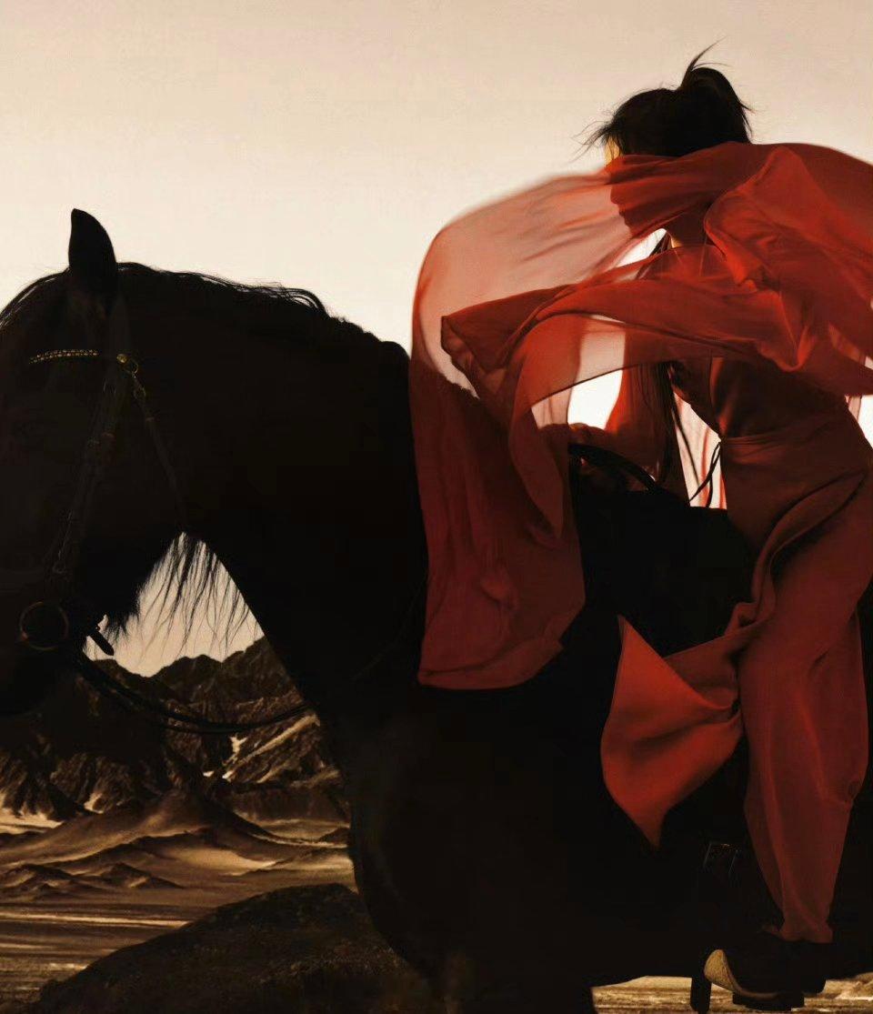 白鹿江湖侠客写真大片，好飒