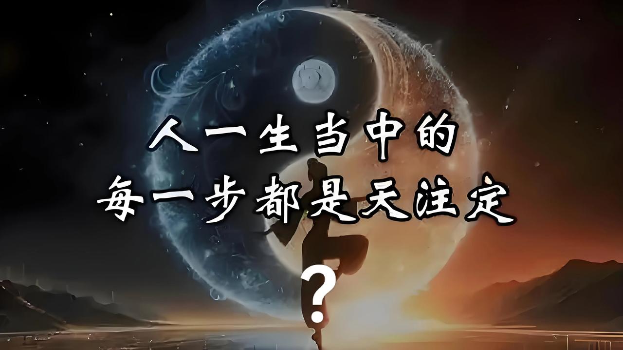 我不太同意“人的命运天注定”这种观点。固然，人出生的时代、家境等初始条件有天定成