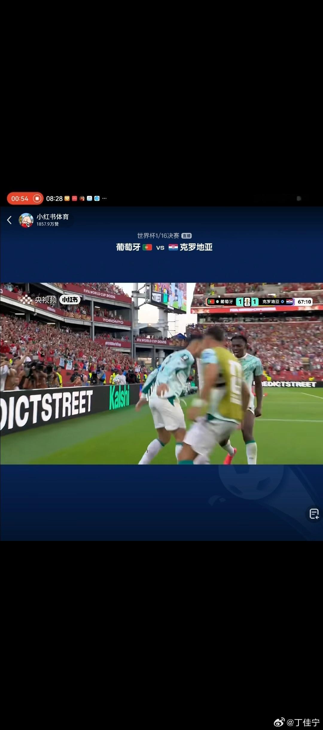 葡萄牙vs克罗地亚不是，哥，咱这辈子就这一个庆祝动作吗要不要再开发一个世界杯