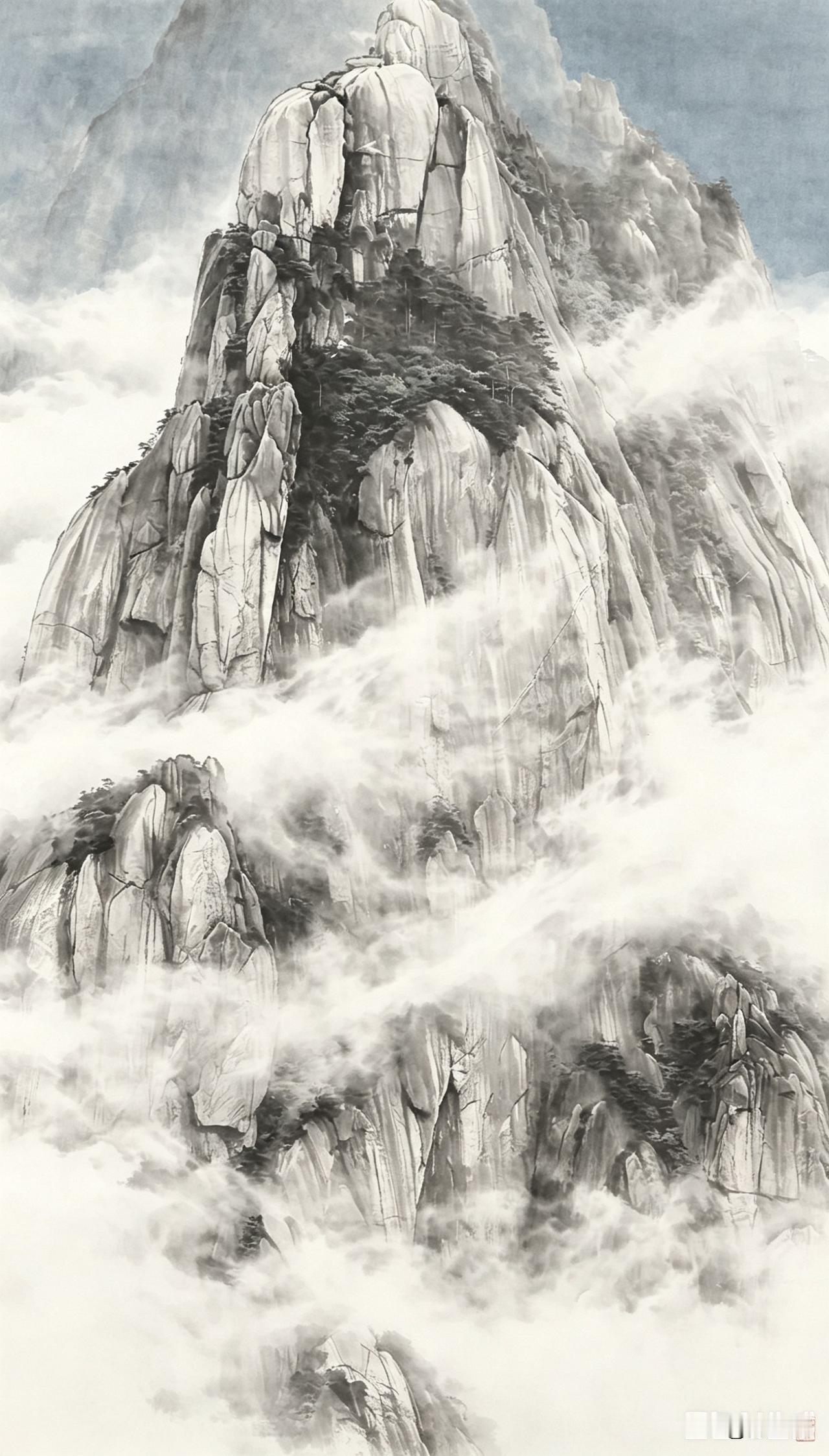 我的今日随笔李白的“黄山四千仞，三十二莲峰。丹崔夹石柱，菡萏金芙蓉”堪称一绝。寥