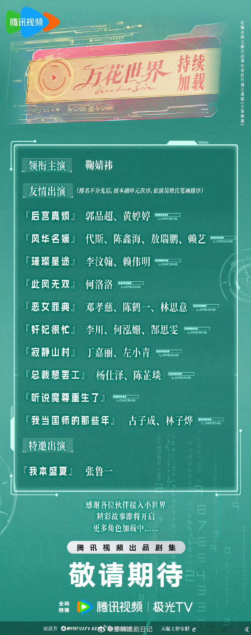 🍊也是好起来了，演上大女主了敖瑞鹏友情出演万花世界！万花世界阵容，糊糊开会，敖